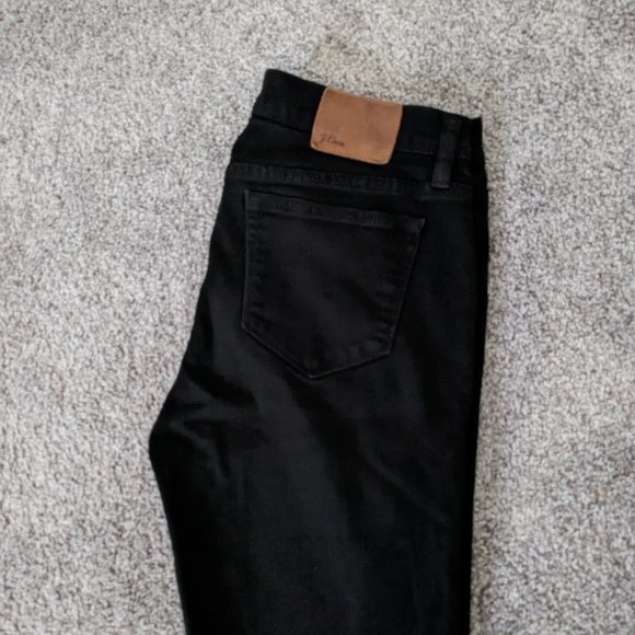 J Crew Black Toothpick Jeans Size 27 - Picture 2 of 6